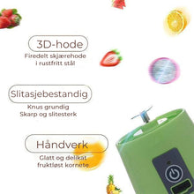 Last inn bildet i Galleri-visningsprogrammet, Bærbar USB elektrisk juicemaskin
