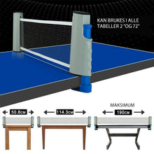 Last inn bildet i Galleri-visningsprogrammet, Uttrekkbart bordtennisnett
