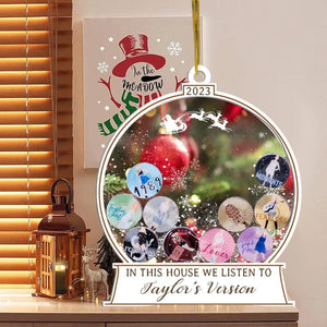 I dette huset lytter vi til Taylors versjon av Ornament