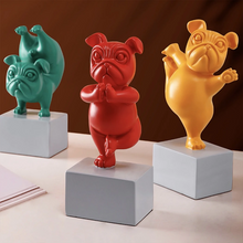 Last inn bildet i Galleri-visningsprogrammet, Yoga Bulldog Statue Ornament
