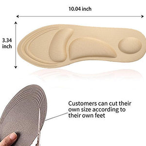 4D Insole Comforter-Reduce Shock And Pressure-1 Pair