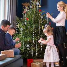 Last inn bildet i Galleri-visningsprogrammet, Krystall Christmas Snowflake Ornamenter
