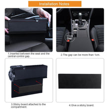 Last inn bildet i Galleri-visningsprogrammet, Multifunctional Car Seat Leather Storage Box
