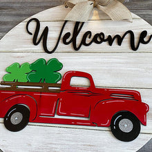 Last inn bildet i Galleri-visningsprogrammet, Utskiftbart vintage velkomstskilt
