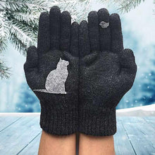 Last inn bildet i Galleri-visningsprogrammet, Bomullshansker i kattestil
