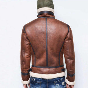 Vintage skinnjakke for menn