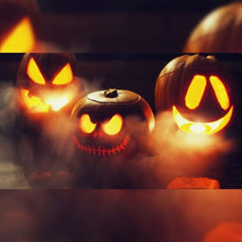 Last inn bildet i Galleri-visningsprogrammet, Halloween lydaktivert gresskar med innebygd høyttaler
