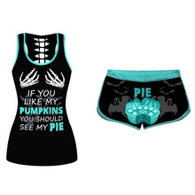 Last inn bildet i Galleri-visningsprogrammet, 🎃1 sett Halloween gresskarsinglet og shorts
