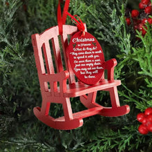 Last inn bildet i Galleri-visningsprogrammet, Jul i himmelen gyngestol ornament
