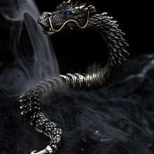 Last inn bildet i Galleri-visningsprogrammet, Sølv håndlaget Dragon Chain Armbånd
