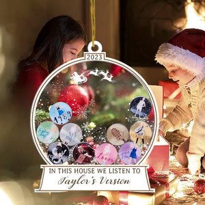 I dette huset lytter vi til Taylors versjon av Ornament