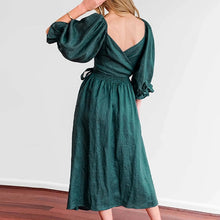 Last inn bildet i Galleri-visningsprogrammet, French Ruffled Lantern Sleeves Multi-wear kjole med rysjermer
