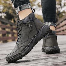 Last inn bildet i Galleri-visningsprogrammet, Menn Retro sklisikre uformelle ankelboots
