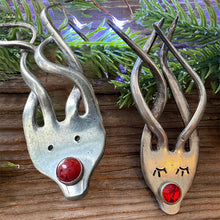 Last inn bildet i Galleri-visningsprogrammet, Morsom gaffel reinsdyr ornament
