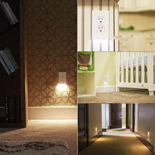 Last inn bildet i Galleri-visningsprogrammet, Uttaksveggplate med LED nattlys
