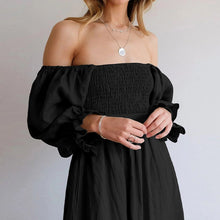 Last inn bildet i Galleri-visningsprogrammet, French Ruffled Lantern Sleeves Multi-wear kjole med rysjermer
