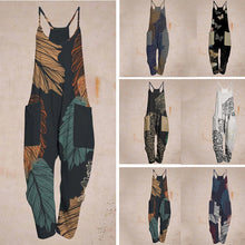 Last inn bildet i Galleri-visningsprogrammet, Uformell Jumpsuit med Stropper og Lommer
