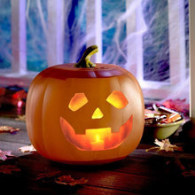 Last inn bildet i Galleri-visningsprogrammet, Halloween lydaktivert gresskar med innebygd høyttaler
