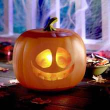 Last inn bildet i Galleri-visningsprogrammet, Halloween lydaktivert gresskar med innebygd høyttaler
