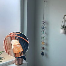 Last inn bildet i Galleri-visningsprogrammet, Raw Crystal 7 Chakra Gemstone Veggdekor
