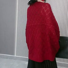 Last inn bildet i Galleri-visningsprogrammet, Hollow Out Knitted Shawl
