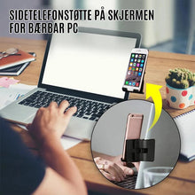 Last inn bildet i Galleri-visningsprogrammet, Laptop sidetelefonholder
