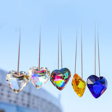 Last inn bildet i Galleri-visningsprogrammet, Hengende hjerte Suncatcher Prisme Crafts
