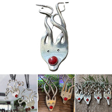 Last inn bildet i Galleri-visningsprogrammet, Morsom gaffel reinsdyr ornament
