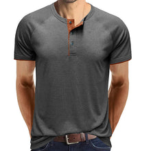 Last inn bildet i Galleri-visningsprogrammet, Henley Collar sommer T-skjorte for menn
