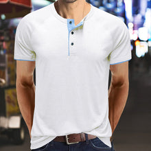 Last inn bildet i Galleri-visningsprogrammet, Henley Collar sommer T-skjorte for menn
