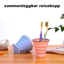 Last inn bildet i Galleri-visningsprogrammet, Sammenleggbare Silikon Vannkopper med Lokk
