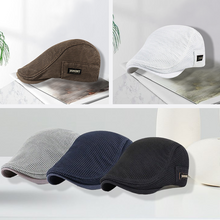 Last inn bildet i Galleri-visningsprogrammet, Men&#39;s Summer Mesh Newsboy Flat Cap
