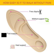 Last inn bildet i Galleri-visningsprogrammet, 4D Insole Comforter-Reduce Shock And Pressure-1 Pair
