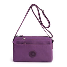 Last inn bildet i Galleri-visningsprogrammet, Dame uformelt flerlags fasjonabel nylon enkel crossbody-veske
